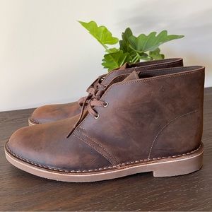 Clarks -  Men's Bushacre 2 Chukka Boot Beeswax Size 10.5 W